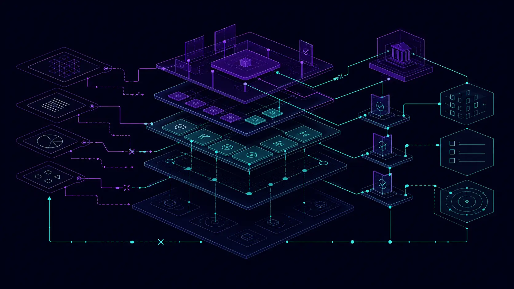 AI governance frameworks — schematic of control mechanisms, oversight structures, and accountability gaps